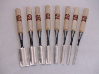 Oukyo Paring Chisels, 11 Piece Set